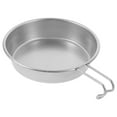thumbnail image 1 of VERDANVERSE Camping Cooking Accessories Stainless Steel Bowl 1Pcs 11.8X4.9X1In Portable For Camp Kitchenware, 1 of 7