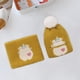 thumbnail image 5 of Sombrero para niños Fibras acrílicas de festival unisex de cumpleaños de dibujos animados gruesos Gorros de punto para grabación de vide Oso amarillo Salvador Sombrero de invierno para niños, 5 of 6