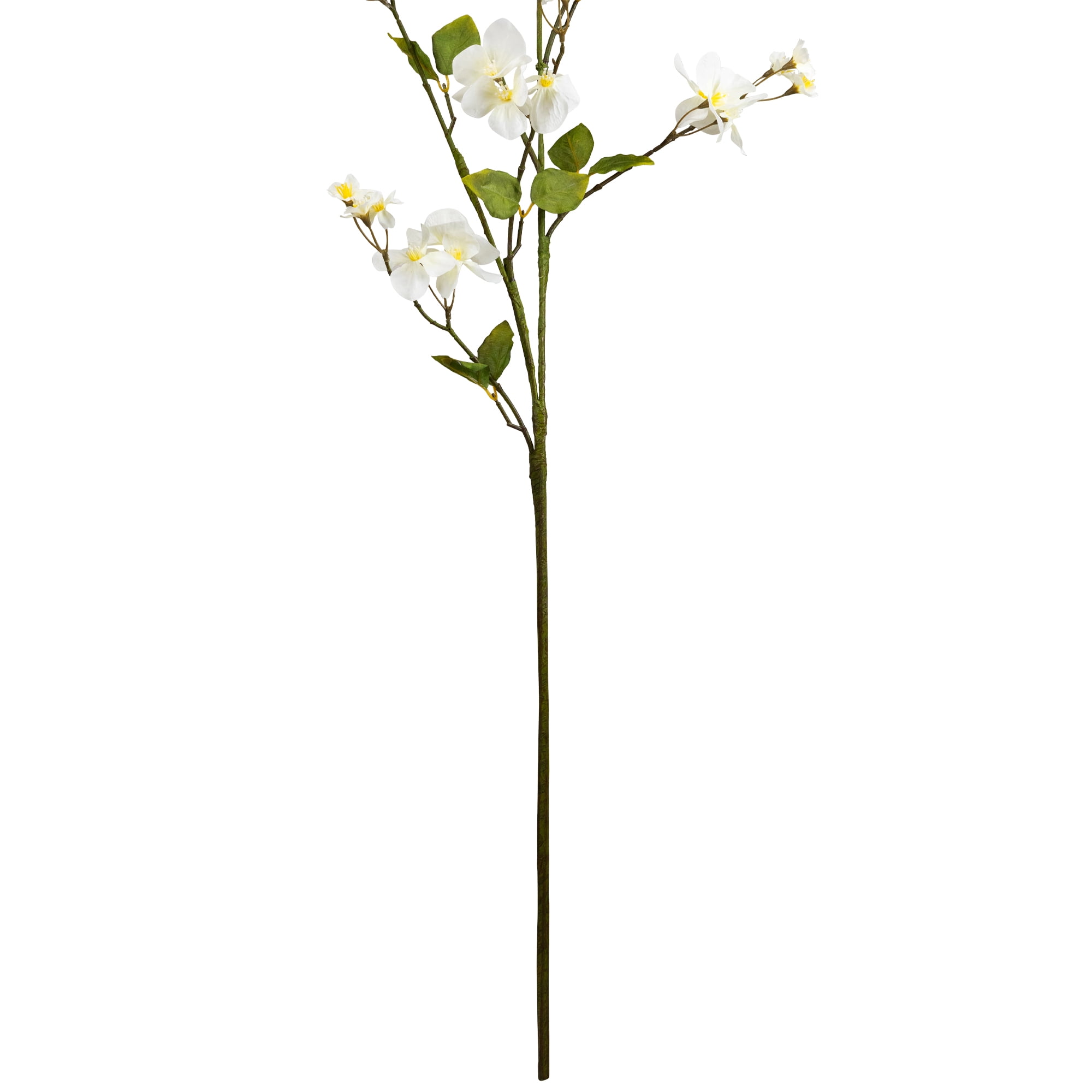 Japanese Anemone Artificial Floral Sprays - 45.5" - White and Yellow - Set of 4