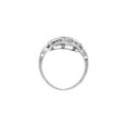thumbnail image 3 of Antique Marquise Cut Toi Et Moi Diamond Wedding Ring, Vintage Art Deco Elongated Diamond Engagement Ring, Engraved Shank Ring, 14K White Gold Plated, 2.4 Ct Simulated Diamond, 3 of 4