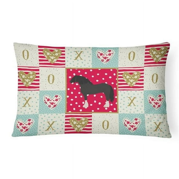 Pomeranian Rogener Goose Love Canvas Fabric Decorative Pillow