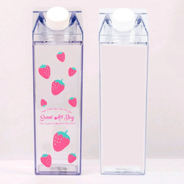 Clear Plastic Milk Carton Water Bottle - Mounteen in 2023