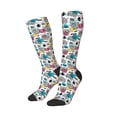 thumbnail image 2 of Daiia Sports Socks Turtle Printed Novelty Crew Socks for Men Women Knee High Socks Cotton Socks Soft & Breathable Support Unisex Socks, 2 of 9