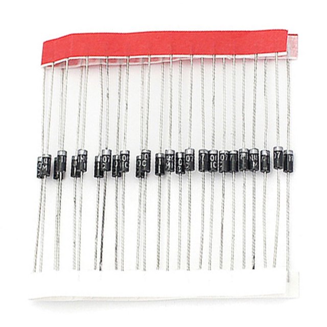 Ndcxsfigh Componentes Electrónicos Del Kit Diodos Schottky Conmutación Recuperación Rápida 100 Piezas (1N4007)