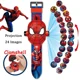 thumbnail image 2 of Reloj de animación para niños con proyección 3D, estéreo, dibujo animado de Spider-Man, Iron Man, Hulk, reloj digital, regalo para niños de una pieza, 2 of 3