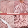 thumbnail image 4 of UPGRATOR Housse de Protection pour Fauteuil Inclinable Housse de Sofa Rose Polyester avec Antipoussière et Résistance aux Taches pour Propriétaires Lot de 1, 4 of 6