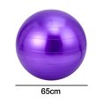 thumbnail image 2 of Inflatable fitness ball, yoga ball for fitness, stability exercise-purple-65cm, 2 of 5