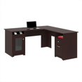 thumbnail image 2 of Pemberly Row Bureau d'Ordinateur en L de 60 Pouces en Cerisier Récolte, 2 of 8