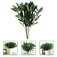 thumbnail image 3 of KAKOWELY 3 piezas de plantas artificiales de imitación de vegetación, hojas de olivo de plástico., 3 of 5