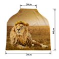thumbnail image 2 of PKQWTM Big Male Lion Lying Grass Nursing Cover Baby Breastfeeding Infant Feeding Cover Baby Car Seat Cover, 2 of 2