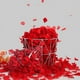thumbnail image 3 of Pétalos de rosas rojas para una noche romántica - Juego de 3600 pétalos de rosas artificiales de seda falsa para el día de San Valentín - Ideal para noches románticas especiales, 3 of 5