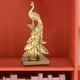 thumbnail image 3 of Estatua decorativa de pavo real, escultura decorativa de pavo real para gabinete Oro L, 3 of 9