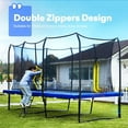 thumbnail image 3 of Zupapa 1500LBS Capacity Rectangle Trampoline 9X15FT 8X14FT Outdoor Square Gymnastics Trampolines for Kids Adults Long Tumbling Trampoline, 3 of 8
