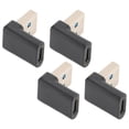 thumbnail image 1 of Adaptador USB tipo C, 4 piezas USB tipo C USB tipo C adaptador de ángulo recto grado US Bto USBC adaptador funcionalidad de alta precisión, 1 of 8