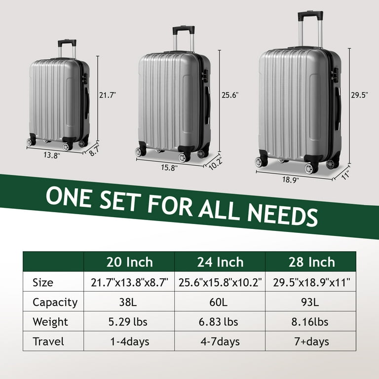 Walmart Black Friday Deals 2025 - Zimtown 3 Piece Hardshell