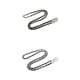 thumbnail image 1 of 2x correa de cadena de bandolera de hombro de material cuero metálico reemplaza,, 1 of 9
