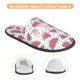 thumbnail image 3 of Fotbe Watermelon Pantuflas Peludas para Mujer con Estampado, Zapatillas de Peluche, Zapatos de Invierno para Casa, Uso Interior y Exterior-Large, 3 of 8