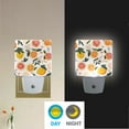 thumbnail image 2 of Yayeee LED Plug in Night Light for The Home with Auto Dusk to Dawn Light Sensors, 2 Pack, Orange Slices, 2 of 6