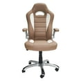 Techni Mobili High Back Sport Race Office Chair with Flipup Arms