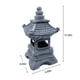 thumbnail image 3 of Lámpara solar para jardín, estatua de pagoda, decoración de jardín, farol de jardín, luces LED con luz solar de pagoda simulada., 3 of 9