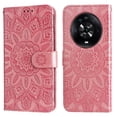 thumbnail image 4 of Funda tipo cartera GANGXUN para Honor Magic 4 Pro , diseño girasol, cuero PU, soporte, cierre magnético, tarjetero, 4 of 5