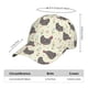 thumbnail image 2 of Fotbe Funny Chicken Gorro Clásico de Béisbol, Gorra Ajustable con Broche Snapback, Gorro de Exterior de Algodón Suave, 2 of 6