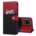 thumbnail image 6 of Cute Cartoon Wallet Phone Case for Samsung Galaxy S20 Ultra, with Card Holder Soft PU Leather Kickstand Cover for Men and Women Magnetic Shockproof Protective with Lanyard, Black, 6 of 9