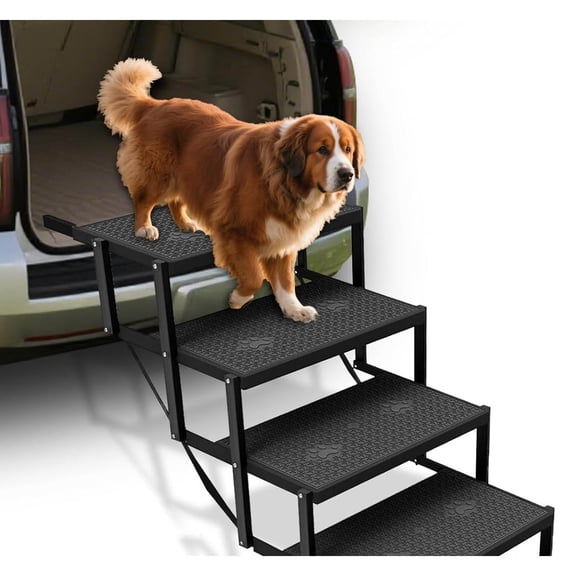 Dog Stairs for Car with Upgraded Load-Bearing Capacity, Pet Steps