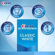 Crest Teeth Whitening Kit, 3DWhitestrips Classic White Teeth Whitening Kit, 10 Count