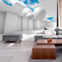 Tiptophomedecor 3D Illusion Wallpaper Wall Mural - Architecture Of The Future