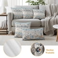 thumbnail image 5 of Outdoor Pillow Covers 20x12 Set of 2, Blue Beige Starfish Coastal Waterproof Patio Throw Pillow Covers for Couch Sofa Chair, Nautical Summer Beach Ocean Decorative Pillowcases for Throw Pillows, 5 of 9