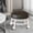 Black, variant on Wheeled Low Stool for Home Use | Rolling Shoe Stool with Casters | Multifunctional Small Seat for Sitting, Working, Sewing | Plastic and Sponge Mobile Stool for Living Room, Bedroom