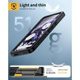 thumbnail image 2 of KOMI Pixel 8 Case, IP68 Waterproof Dustproof Case with Built-in Screen Protector, Rugged Full Body Shockproof Protective Clear Cover for Google Pixel 8 6.2 Inch, Black, 2 of 5