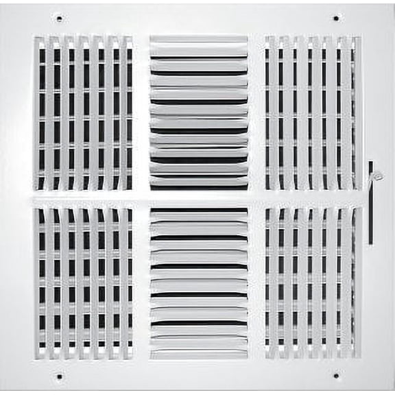 11 1/4" x 11 1/4" to 12 3/4" x 12 3/4" Insulated Magnetic HVAC Vent Cover For STEEL Vents