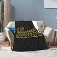 thumbnail image 6 of Millersville University Fleece Blanket, Very Soft Microfiber Flannel Blanket for Couch Warm and Cozy for All Seasons, 6 of 6