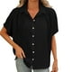 thumbnail image 1 of Cardigan abierto con bloques de color para mujer - Prenda exterior informal de verano con cuello y manga corta, 1 of 2