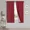 DARK RED, variant on Gorgeous Home Linen 2 Piece Set Foam Lined Backing Window Curtain Rod Pocket Matte Solid Color Charcoal 37" Width x 63" Length Each Piece