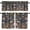 Style-10, variant on William Morris Kitchen Valance Curtain,Boho Retro Bird Elegant Animal Printed Small Window Treatments for Kitchen Living Room Bathroom Cafe Decor Rod Pocket Vintage Valances 54x18 Inch, 1 Panel