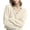 A White, variant on Ndbuld Women Long Sleeve Women Solid Color Long Sleeve V Neck Button Down Knit Cardigan Top,Green,Free Size