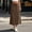 Brown women's a line maxi skirt a1, variant on Women's A-Line Tie Front Maxi Skirt Casual Solid Lightweight High Waist Flowy Beach Vacation Long Skirt, Gray 2XL