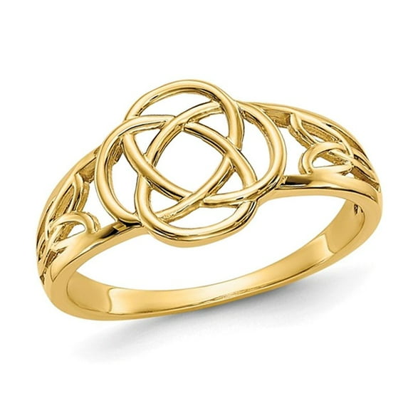 14K Yellow Gold Celtic Knot Ring