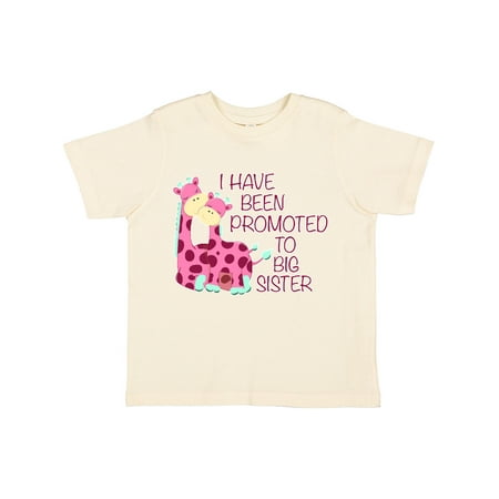 

Inktastic I Have Been Promoted to Big Sister Pink Girls Toddler T-Shirt