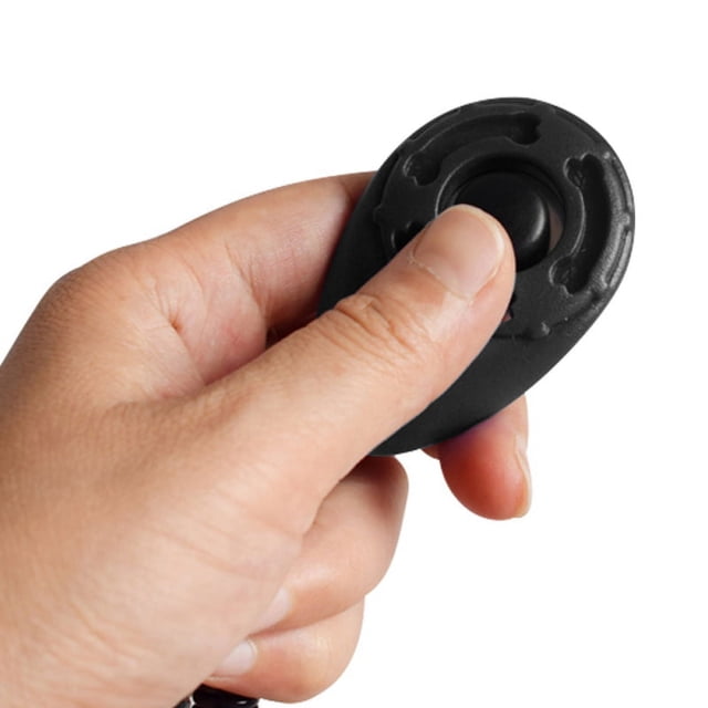 Botón de clicker para entrenamiento de perros, herramienta de obediencia para entrenamiento de perros