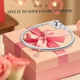 thumbnail image 4 of ROSIANNA 925 Sterling Silver Charm for Bracelets Rose gold high heels Pendant Charm Women Bracelet Charm, 4 of 5