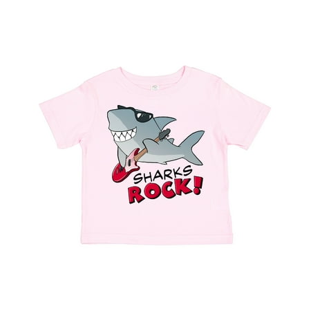 

Inktastic Sharks Rock! Gift Toddler Boy or Toddler Girl T-Shirt