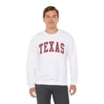 thumbnail image 6 of Texas TX Sweatshirt Gifts Crew Neck Shirt Long Sleeve Unisex, 6 of 7