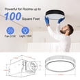 thumbnail image 2 of Extractor de baño con luz Akicon 110CFM 2.0 Sones, 2 of 9