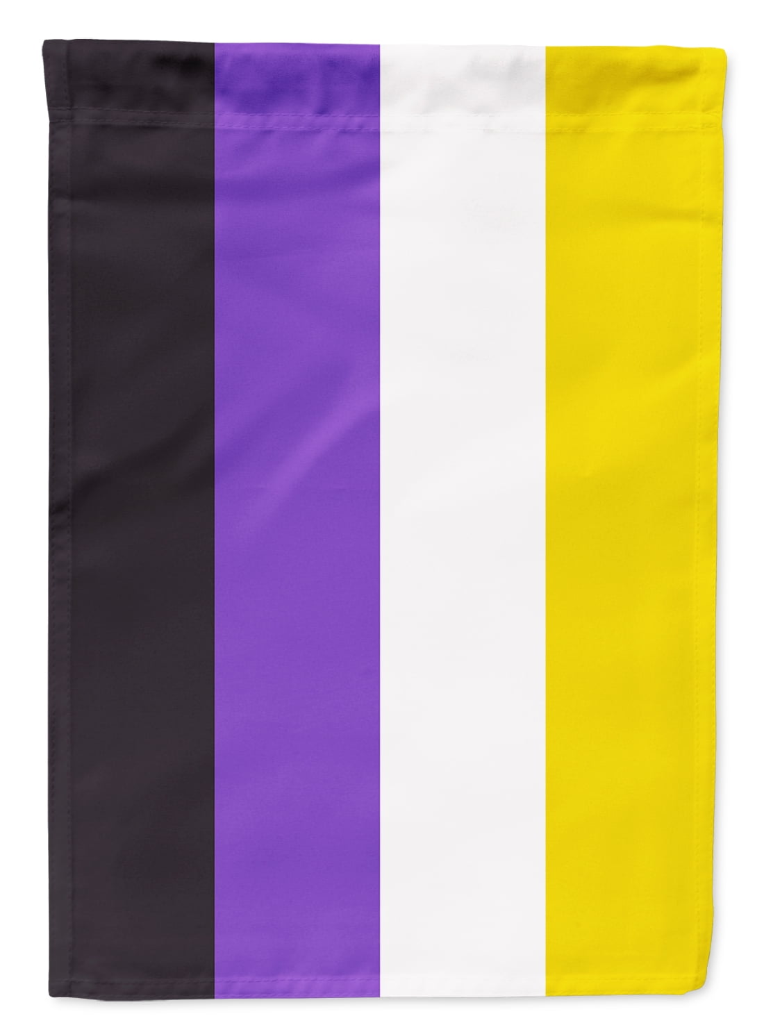Caroline S Treasures 40h X 28w Polyester Ck7998chf Nonbinary Pride Flag Canvas House Size Sleeve Pole Decorative Flag Walmart Com Walmart Com