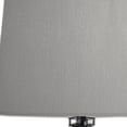 thumbnail image 3 of 25" Black Acrylic Paris Desk Table Lamp With White Drum Shade, 3 of 6