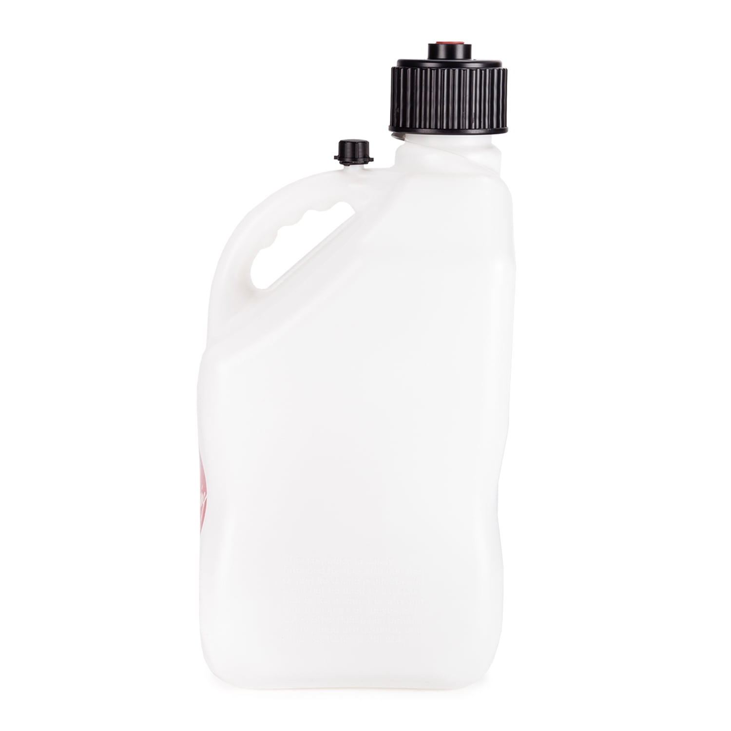 VP Racing 3522-CA, 5.5 Gallon Square Motorsport Jug, White & 14" Standard Hose (1 Pack)